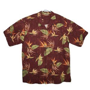 Tommy Bahama Silk Hawaiian Shirt - Tropical - Men's Large